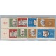 ALEMANIA ORIENTAL DDR 1960 SELLOS SE-TENANT EN TODAS LAS COMBINACIONES POSIBLES COMPLETA NUEVA MINT !!! RARA